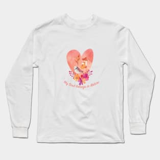 Cute Critters in Autumn Long Sleeve T-Shirt